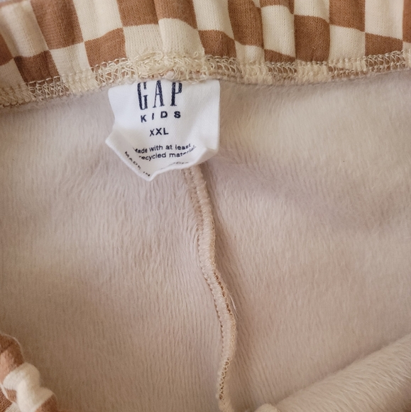 Gap Girl Checkered Sherpa-Lined Leggings Size 14-16 XXL - Picture 3 of 3